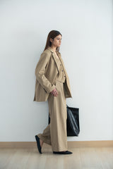 Jodie オーバーサイズ ブレザー - カーキ