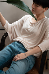 克萊爾上衣 - 奶油色