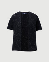 Kate 羊絨開襟衫 - 黑色/多尼戈爾