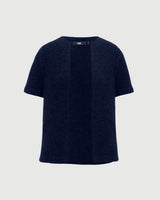 Kate 羊絨開襟衫 - 海軍藍