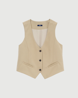 Frankie 馬甲 - 卡其色