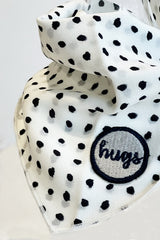 升級版真絲方巾 Poka Dot