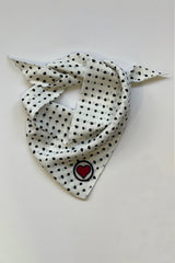 升級版真絲方巾 Poka Dot