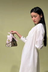 升級改造真絲頭巾粉紅條紋