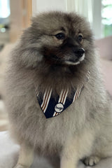 升級版絲質頭巾多色條紋