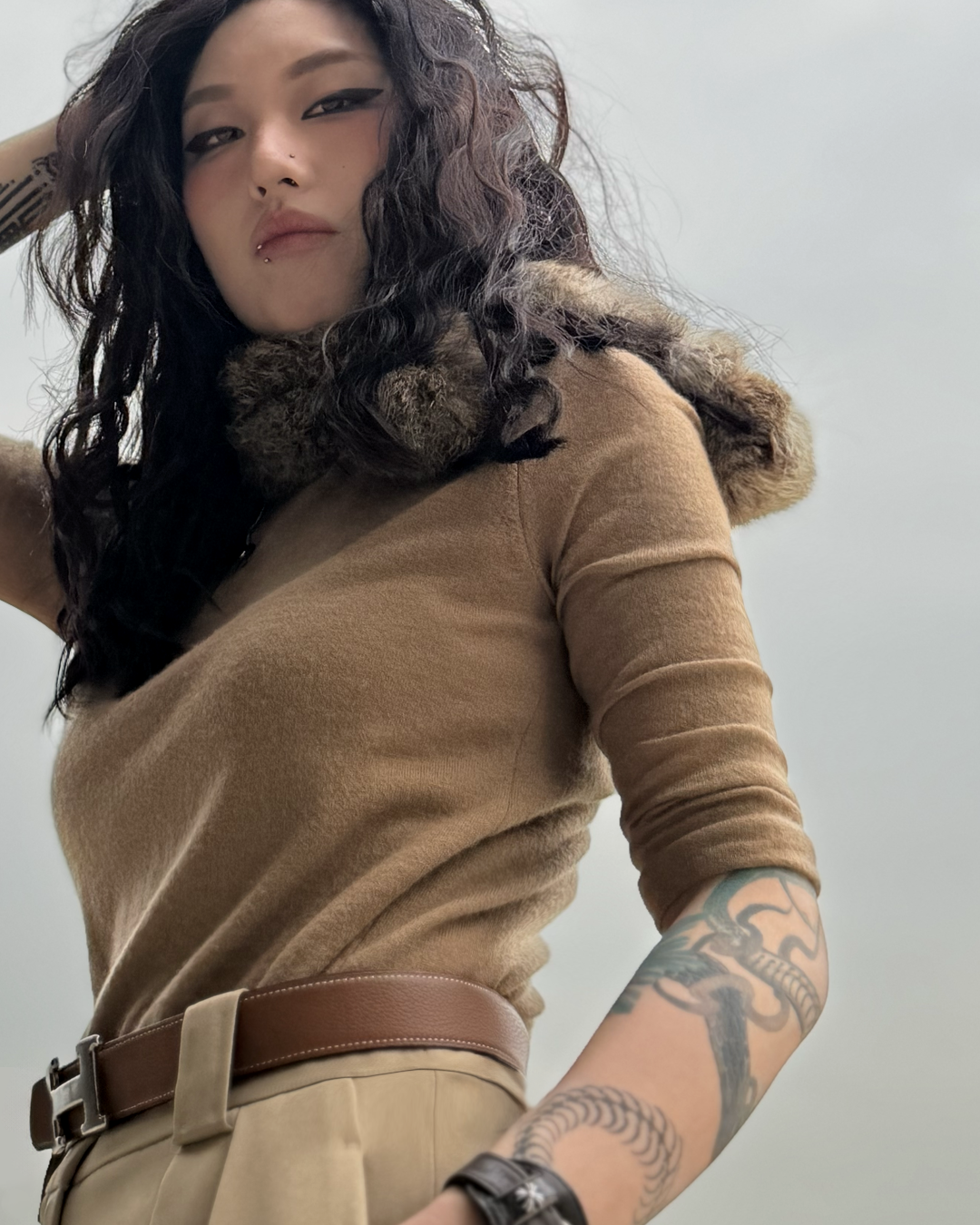 Musetta Cashmere Sweater - Camel