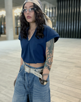 Alfie 上衣 - 海軍藍