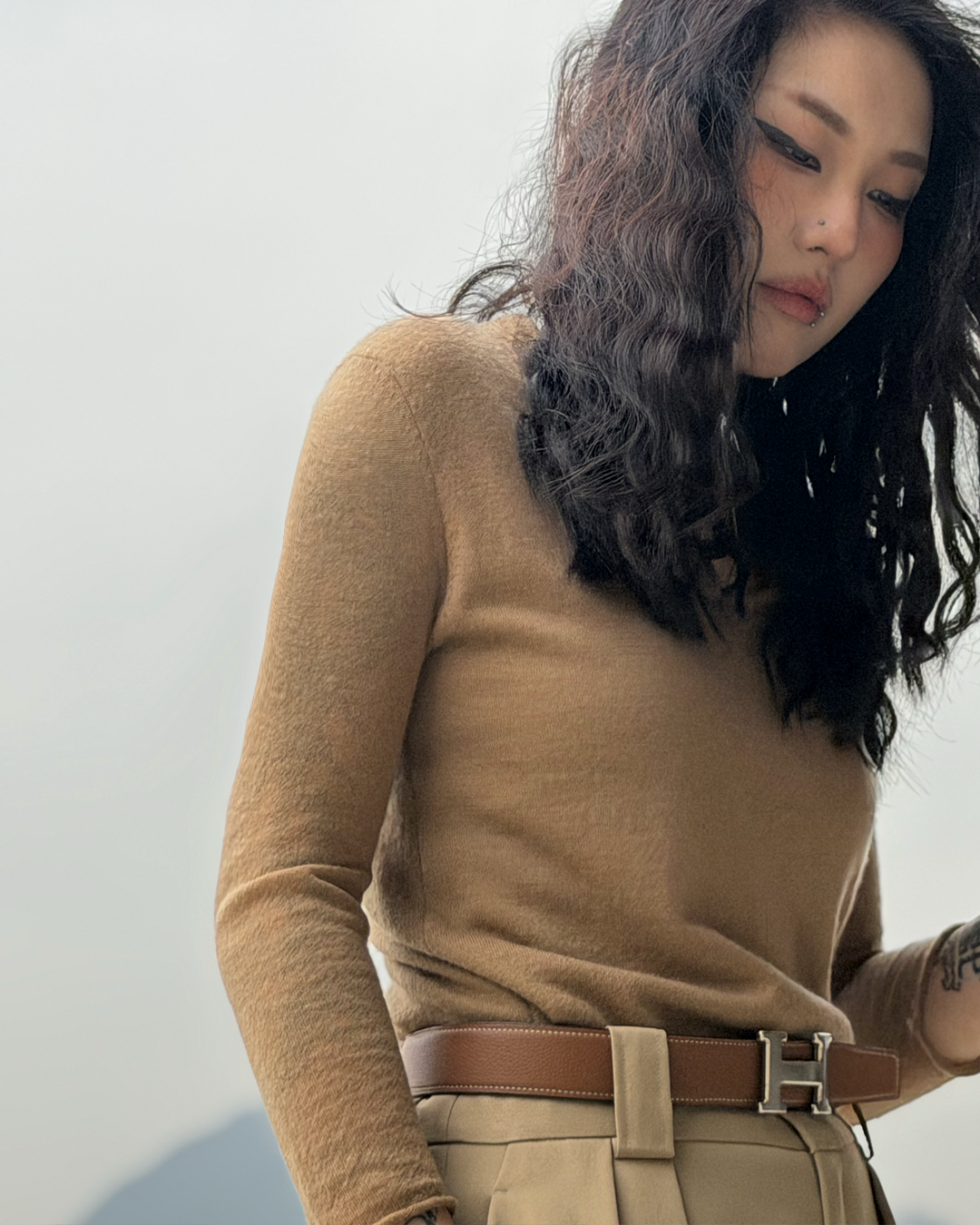 Musetta Cashmere Sweater - Camel