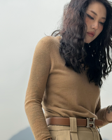 Musetta 羊絨毛衣 - 駝色