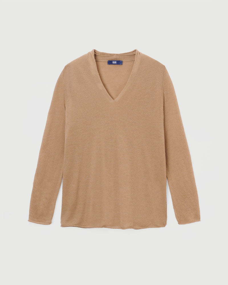Musetta Cashmere Sweater - Camel